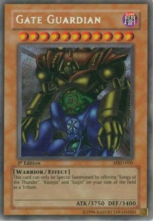 Gate Guardian (Secret Rare) (MRD-000) - Metal Raiders 1st Edition