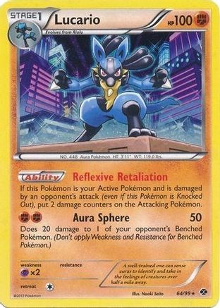 Lucario (Cosmos Holo) (64/099) [Blister Exclusives] Holofoil - Promo