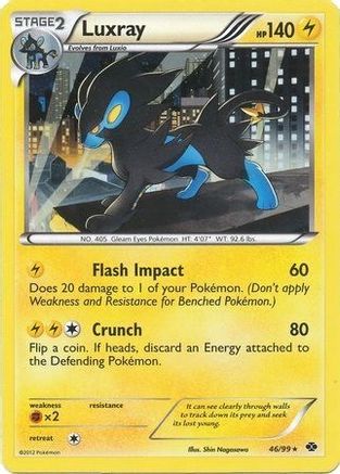 Luxray (Cosmos Holo) (46/099) [Blister Exclusives] Holofoil - Promo