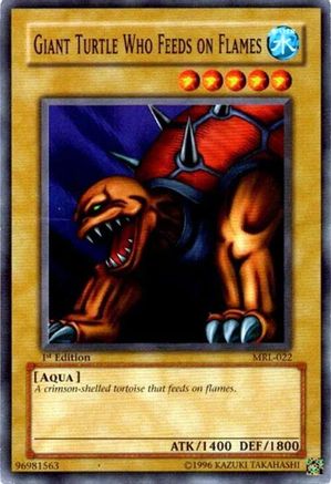 Giant Turtle Who Feeds on Flames (Common) (MRL-022) - Magic Ruler 1st Edition