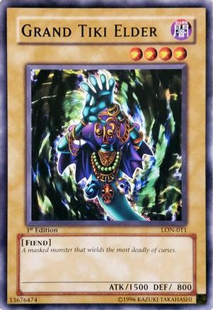Grand Tiki Elder (Common) (LON-011) - Labyrinth of Nightmare 1st Edition