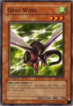 Gray Wing (Common) (LOD-041) - Legacy of Darkness 1st Edition