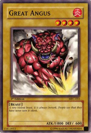Great Angus (Common) (MFC-055) - Magician's Force 1st Edition