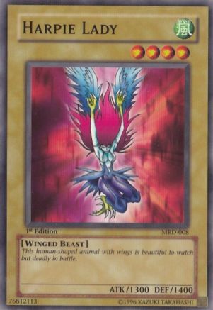 Harpie Lady (Original Artwork) (Common) (MRD-008) - Metal Raiders 1st Edition