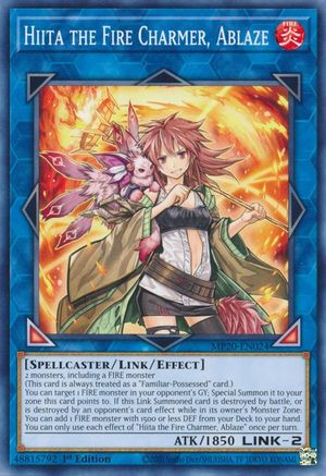 Hiita the Fire Charmer, Ablaze (Common) (MP20-EN024) - 2020 Tin of Lost Memories 1st Edition