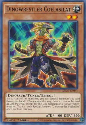 Dinowrestler Coelasilat (Common) (MP20-EN053) - 2020 Tin of Lost Memories 1st Edition