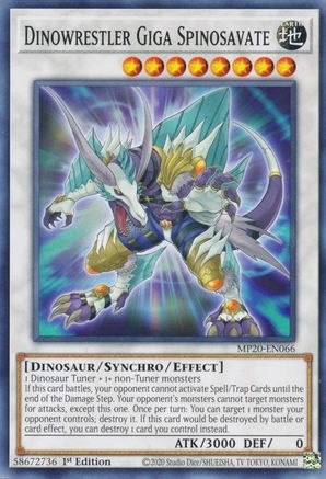 Dinowrestler Giga Spinosavate (Common) (MP20-EN066) - 2020 Tin of Lost Memories 1st Edition