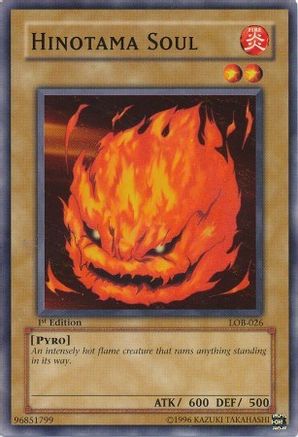 Hinotama Soul (Common) (LOB-026) - The Legend of Blue Eyes White Dragon 1st Edition