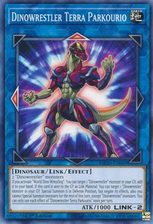 Dinowrestler Terra Parkourio (Common) (MP20-EN069) - 2020 Tin of Lost Memories 1st Edition