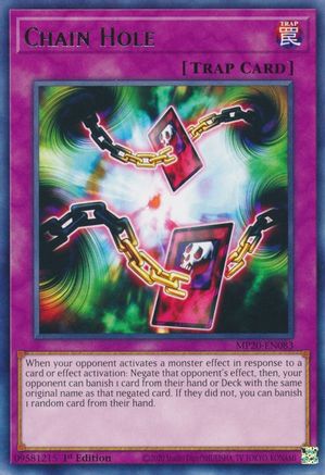 Chain Hole (Rare) (MP20-EN083) - 2020 Tin of Lost Memories 1st Edition