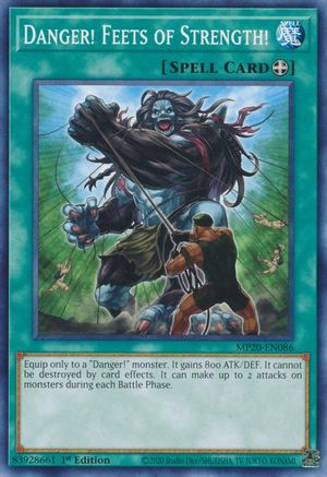 Danger! Feets of Strength! (Common) (MP20-EN086) - 2020 Tin of Lost Memories 1st Edition