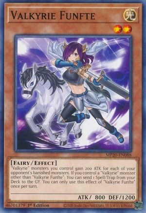 Valkyrie Funfte (Common) (MP20-EN088) - 2020 Tin of Lost Memories 1st Edition