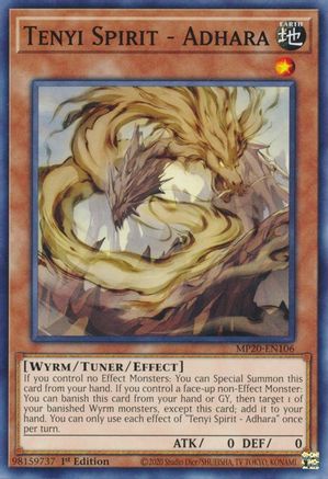 Tenyi Spirit - Adhara (Common) (MP20-EN106) - 2020 Tin of Lost Memories 1st Edition