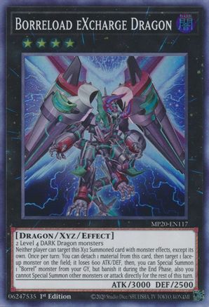 Borreload eXcharge Dragon (Super Rare) (MP20-EN117) - 2020 Tin of Lost Memories 1st Edition