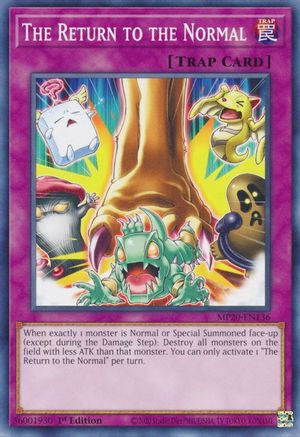 The Return to the Normal (Common) (MP20-EN136) - 2020 Tin of Lost Memories 1st Edition