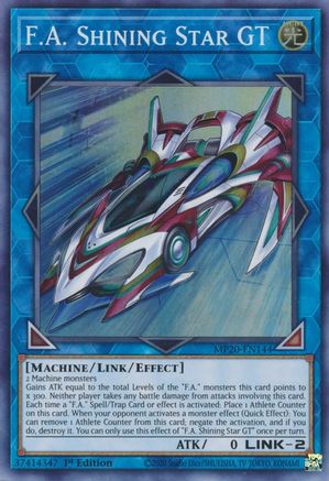 F.A. Shining Star GT (Super Rare) (MP20-EN144) - 2020 Tin of Lost Memories 1st Edition
