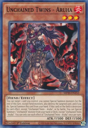 Unchained Twins - Aruha (Common) (MP20-EN152) - 2020 Tin of Lost Memories 1st Edition