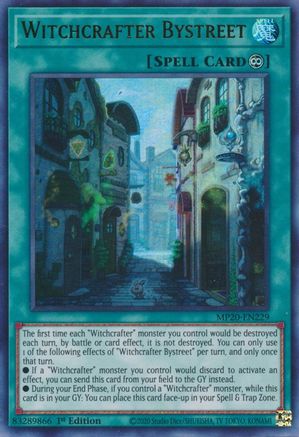 Witchcrafter Bystreet (Ultra Rare) (MP20-EN229) - 2020 Tin of Lost Memories 1st Edition