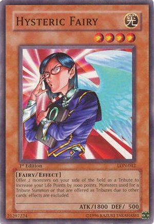 Hysteric Fairy (Common) (LON-042) - Labyrinth of Nightmare 1st Edition