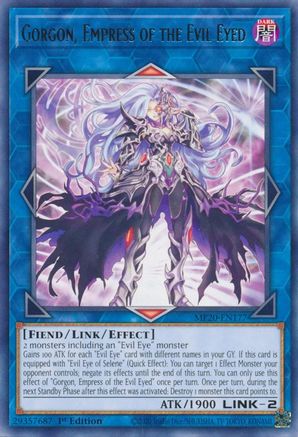 Gorgon, Empress of the Evil Eyed (Rare) (MP20-EN177) - 2020 Tin of Lost Memories 1st Edition