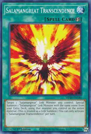Salamangreat Transcendence (Common) (MP20-EN180) - 2020 Tin of Lost Memories 1st Edition
