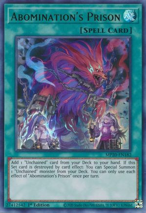 Abomination's Prison (Ultra Rare) (MP20-EN182) - 2020 Tin of Lost Memories 1st Edition