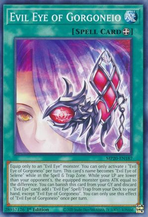 Evil Eye of Gorgoneio (Common) (MP20-EN187) - 2020 Tin of Lost Memories 1st Edition