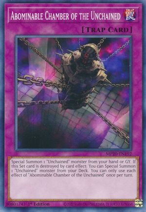 Abominable Chamber of the Unchained (Common) (MP20-EN192) - 2020 Tin of Lost Memories 1st Edition
