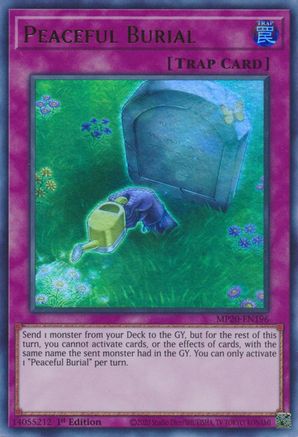 Peaceful Burial (Ultra Rare) (MP20-EN196) - 2020 Tin of Lost Memories 1st Edition