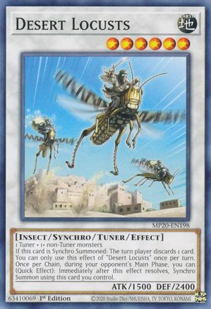 Desert Locusts (Common) (MP20-EN198) - 2020 Tin of Lost Memories 1st Edition