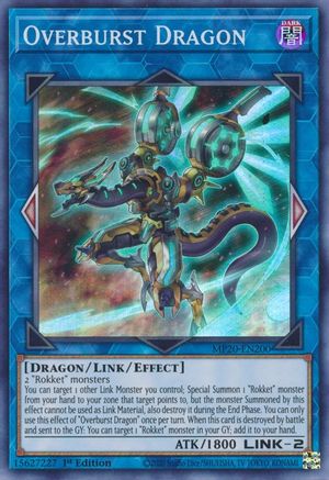 Overburst Dragon (Super Rare) (MP20-EN200) - 2020 Tin of Lost Memories 1st Edition