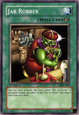 Jar Robber (Common) (MFC-091) - Magician's Force 1st Edition
