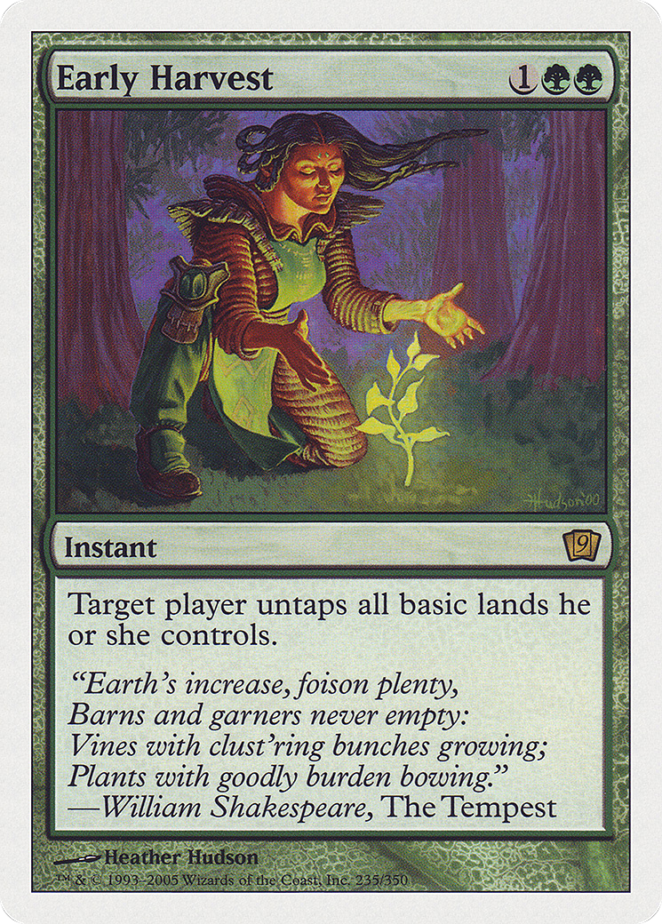 Early Harvest (9ED-235) [9th Edition] Foil