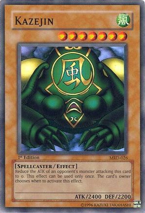 Kazejin (Super Rare) (MRD-026) - Metal Raiders Unlimited