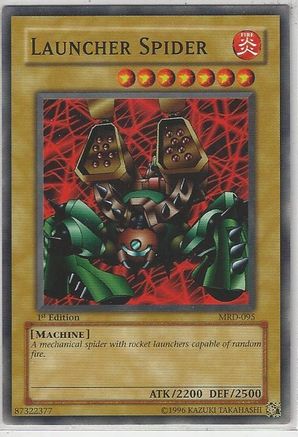 Launcher Spider (Common) (MRD-095) - Metal Raiders 1st Edition