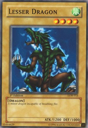 Lesser Dragon (Common) (LOB-113) - The Legend of Blue Eyes White Dragon Unlimited