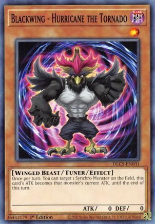 Blackwing - Hurricane the Tornado (Common) (DLCS-EN031) - Dragons of Legend: The Complete Series 1st Edition