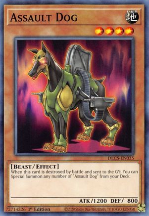 Assault Dog (Common) (DLCS-EN035) - Dragons of Legend: The Complete Series 1st Edition