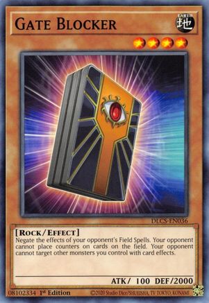 Gate Blocker (Common) (DLCS-EN036) - Dragons of Legend: The Complete Series 1st Edition