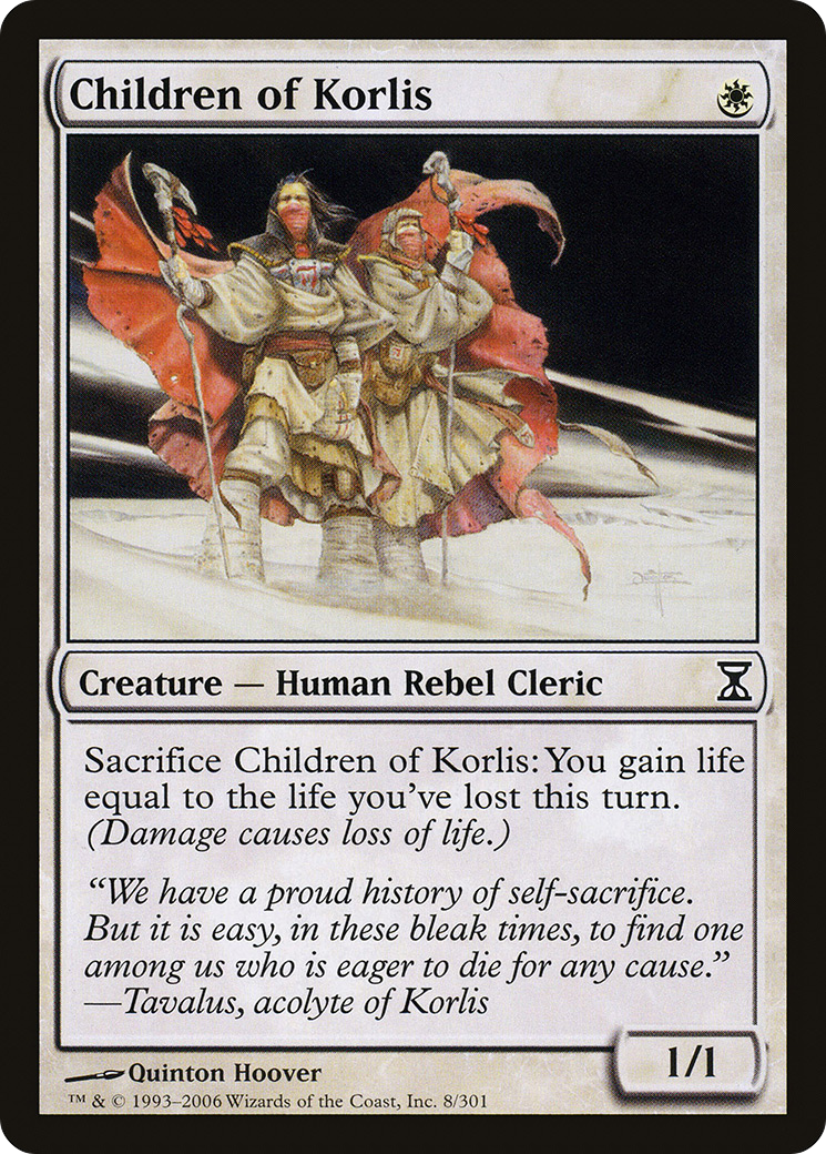 Children of Korlis (TSP-008) [Time Spiral] Foil