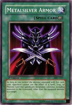 Metalsilver Armor (Common) (MFC-037) - Magician's Force 1st Edition