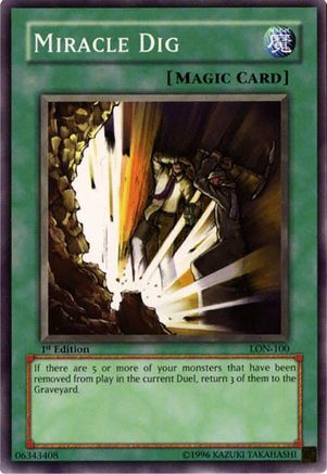 Miracle Dig (Common) (LON-100) - Labyrinth of Nightmare Unlimited
