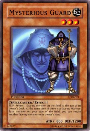 Mysterious Guard (Common) (LOD-021) - Legacy of Darkness 1st Edition
