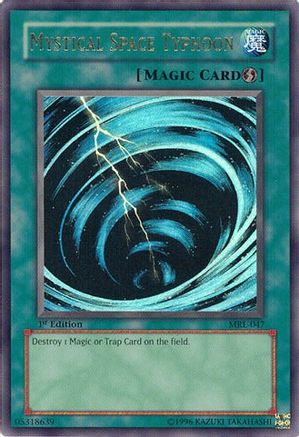 Mystical Space Typhoon (Ultra Rare) (MRL-047) - Magic Ruler 1st Edition