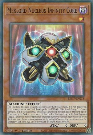 Meklord Nucleus Infinity Core (Super Rare) (LED7-EN018) - Legendary Duelists: Rage of Ra Unlimited