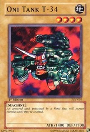 Oni Tank T-34 (Common) (PSV-059) - Pharaoh's Servant 1st Edition