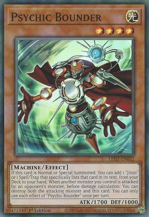 Psychic Bounder (Super Rare) (LED7-EN032) - Legendary Duelists: Rage of Ra 1st Edition