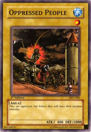 Oppressed People (Common) (MFC-002) - Magician's Force 1st Edition