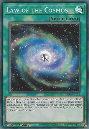 Law of the Cosmos (Super Rare) (LED7-EN035) - Legendary Duelists: Rage of Ra Unlimited
