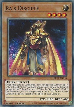 Ra's Disciple (Common) (LED7-EN046) - Legendary Duelists: Rage of Ra 1st Edition
